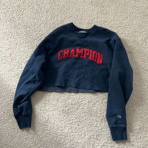 Champion embroidered cropped sweater